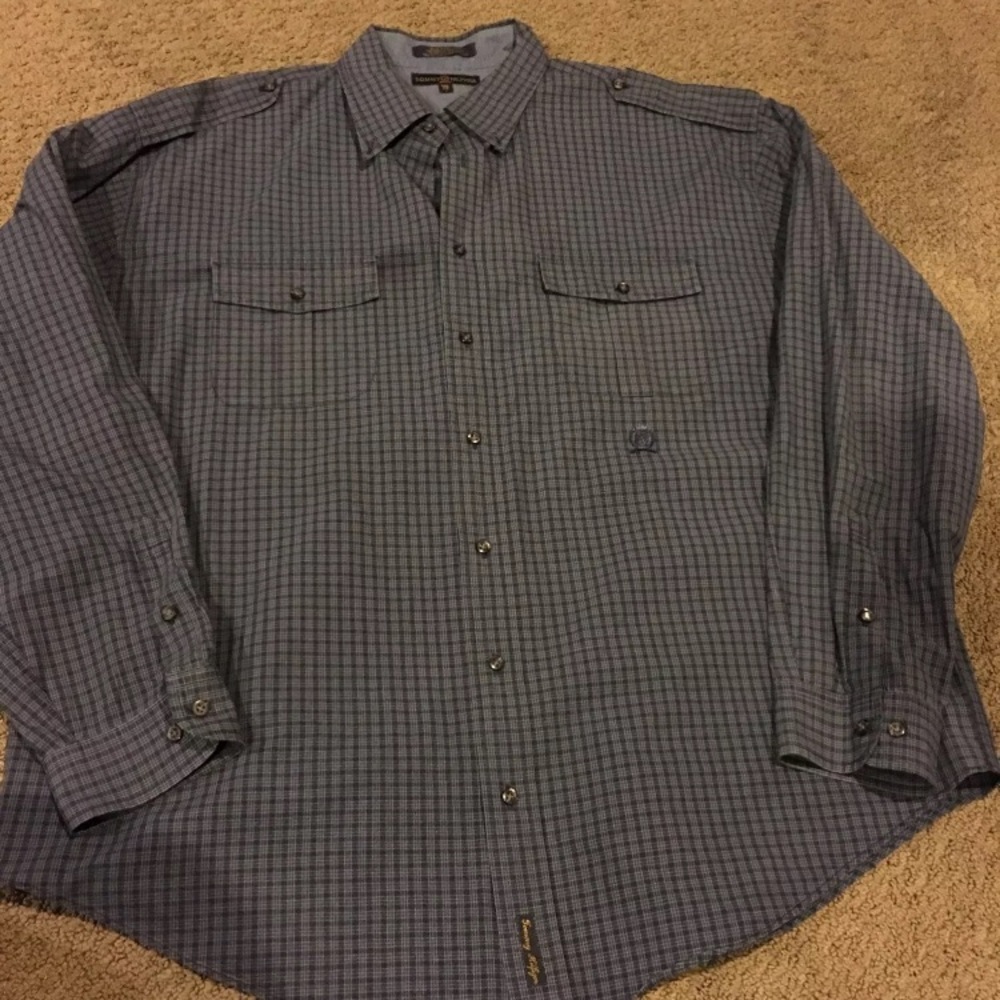 Vintage Tommy Hilfiger Button Up Blue